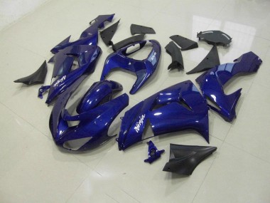 2006-2007 Dark Blue Kawasaki ZX10R Replacement Fairings UK Factory