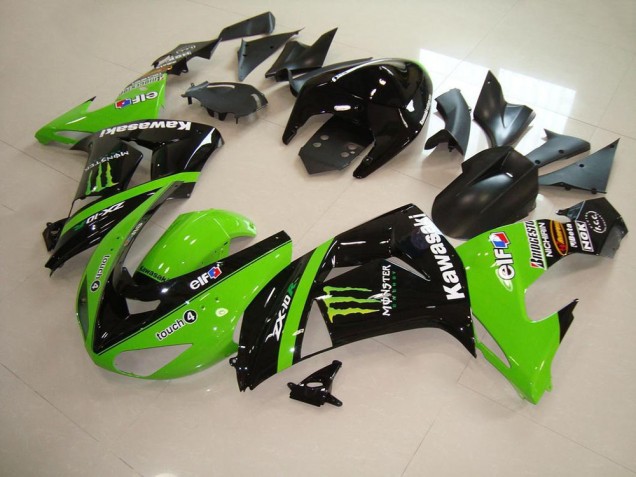 2006-2007 Green Monster Kawasaki ZX10R Motorcylce Fairings UK Factory