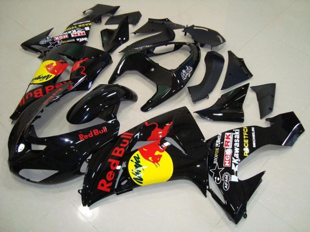 2006-2007 Red Bull Kawasaki ZX10R Motorcycle Replacement Fairings UK Factory