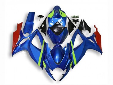 2006-2007 Blue Suzuki GSXR 600/750 Motorcyle Fairings UK Factory