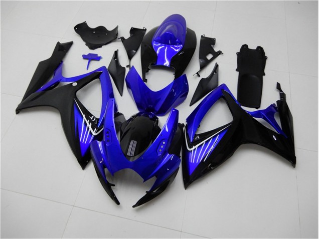 2006-2007 Blue Black Suzuki GSXR 600/750 Replacement Fairings & Bodywork UK Factory