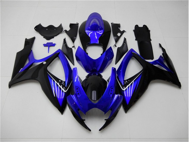 2006-2007 Blue Black Suzuki GSXR 600/750 Replacement Fairings & Bodywork UK Factory