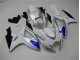 2006-2007 White Blue Suzuki GSXR 600/750 Motorcylce Fairings UK Factory