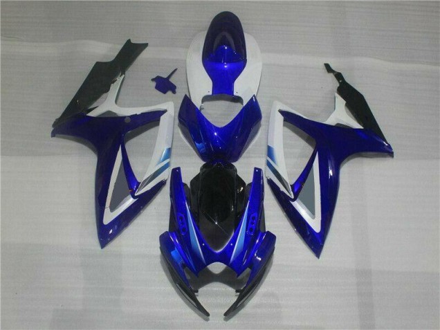 2006-2007 Blue White Suzuki GSXR 600/750 Bike Fairing UK Factory