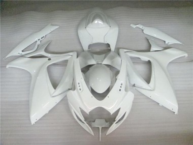 2006-2007 Pearl White Suzuki GSXR 600/750 Motorbike Fairing UK Factory