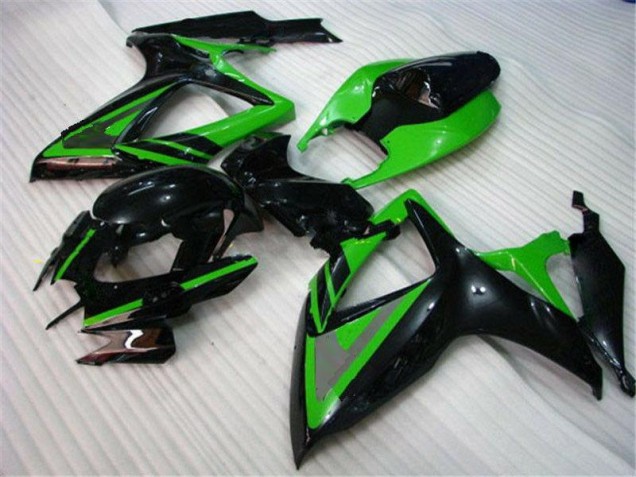 2006-2007 Green Black Suzuki GSXR 600/750 Motorcycle Bodywork UK Factory