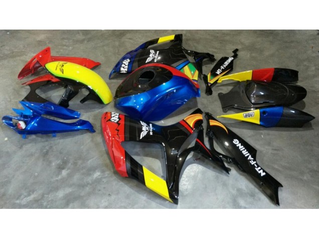 2006-2007 Red Blue Suzuki GSXR 600/750 Motorbike Fairing UK Factory