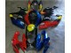 2006-2007 Red Blue Suzuki GSXR 600/750 Motorbike Fairing UK Factory