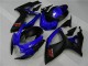 2006-2007 Blue Black Suzuki GSXR 600/750 Motorbike Fairing Kits UK Factory