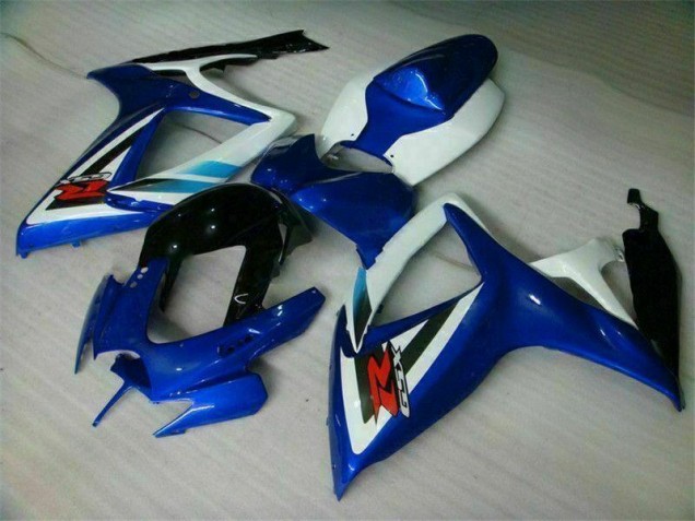 2006-2007 Blue White Suzuki GSXR 600/750 Bike Fairings UK Factory