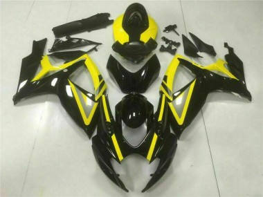 2006-2007 Black Suzuki GSXR 600/750 Replacement Fairings UK Factory