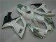 2006-2007 White Silver Suzuki GSXR 600/750 Motorcycle Fairing Kit UK Factory