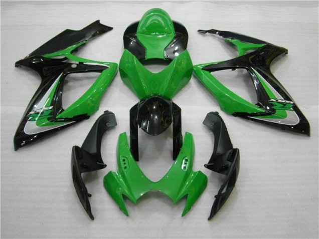 2006-2007 Green Suzuki GSXR 600/750 Motorbike Fairings UK Factory