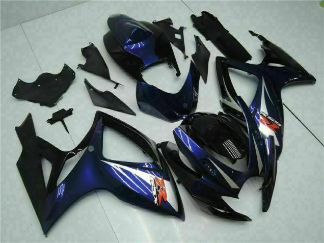 2006-2007 Black Blue Suzuki GSXR 600/750 Bike Fairings UK Factory