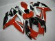 2006-2007 Red White Suzuki GSXR 600/750 Motorcycle Fairings Kits UK Factory