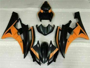 2006-2007 Black Orange Yamaha YZF R6 Motorcycle Fairing UK Factory