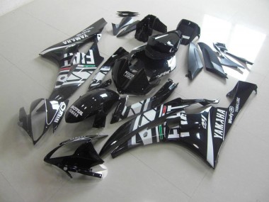 2006-2007 Black Fiat Yamaha YZF R6 Bike Fairing UK Factory