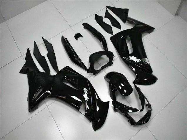 2006-2008 Glossy Black Kawasaki EX650 Motorbike Fairings UK Factory