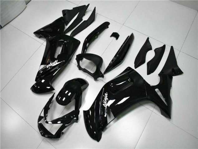 2006-2008 Glossy Black Kawasaki EX650 Motorbike Fairings UK Factory