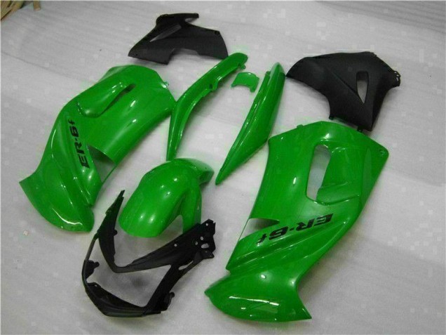 2006-2008 Green Kawasaki EX650 Motorcycle Fairing Kit UK Factory