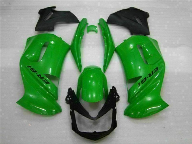 2006-2008 Green Kawasaki EX650 Motorcycle Fairing Kit UK Factory