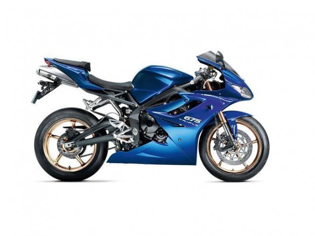 2006-2008 Blue Triumph Daytona 675 Triple Motorcycle Fairing Kits UK Factory