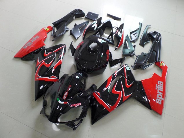 2006-2011 Black and Red Aprilia RS125 Motor Fairings UK Factory