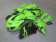 2006-2011 Green Black Kawasaki ZX14R ZZR1400 Bike Fairings UK Factory