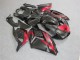 2006-2011 Black Red Kawasaki ZX14R ZZR1400 Bike Fairings UK Factory