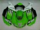 2007-2008 Green White Ninja Kawasaki ZX6R Motorbike Fairing UK Factory