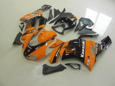 2007-2008 Orange Monster Kawasaki ZX6R Motor Fairings UK Factory