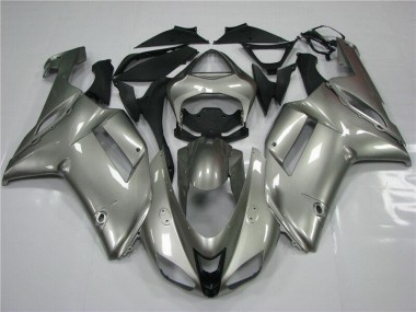 2007-2008 Grey Kawasaki ZX6R Moto Fairings UK Factory