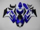 2007-2008 Blue White Black Suzuki GSXR 1000 K7 Motorcylce Fairings UK Factory