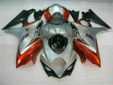 2007-2008 Brown Silver Suzuki GSXR 1000 K7 Motorbike Fairings UK Factory