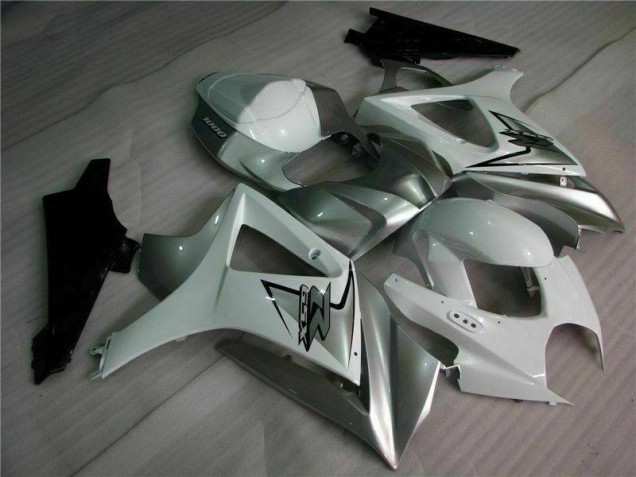 2007-2008 Silver White Suzuki GSXR 1000 K7 Motorbike Fairing UK Factory