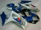 2007-2008 Blue White Suzuki GSXR 1000 K7 Bike Fairings UK Factory