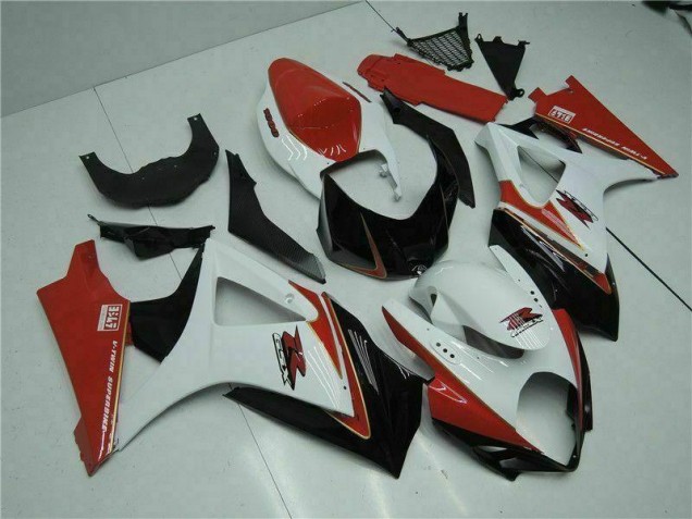 2007-2008 Red White Suzuki GSXR 1000 K7 Motorcycle Bodywork UK Factory