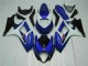 2007-2008 Blue Suzuki GSXR 1000 K7 Motorcycle Fairings Kits UK Factory