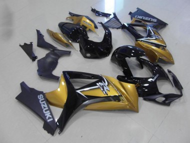 2007-2008 Gold Black Suzuki GSXR 1000 K7 Replacement Fairings UK Factory