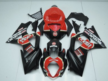 2007-2008 Matte Lucky Strike Suzuki GSXR 1000 K7 Motorcycle Bodywork UK Factory