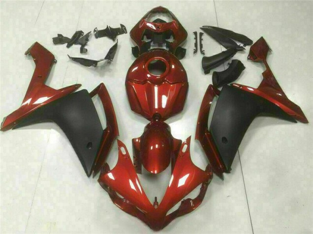 2007-2008 Red Black Yamaha YZF R1 Bike Fairing Kit UK Factory