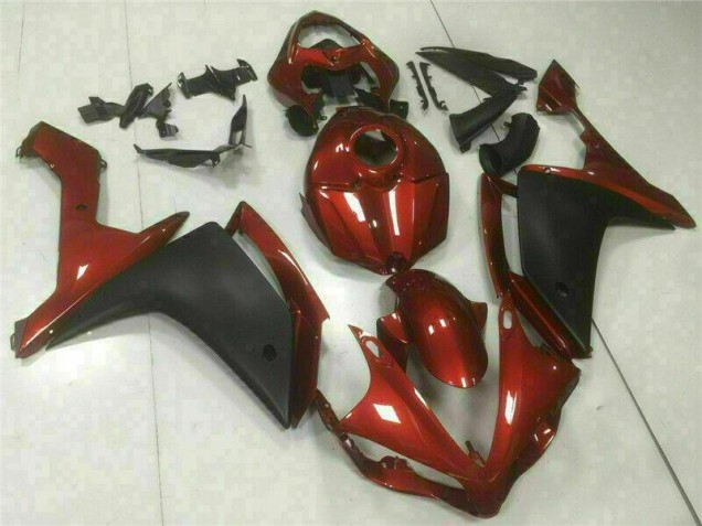 2007-2008 Red Black Yamaha YZF R1 Bike Fairing Kit UK Factory