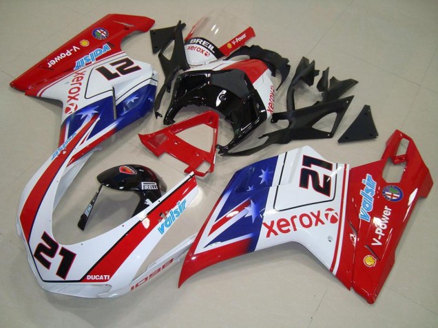 2007-2014 Xerox 21 Ducati 848 1098 1198 Moto Fairings UK Factory