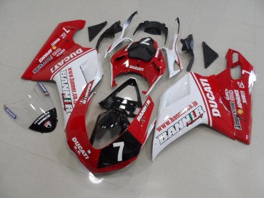 2007-2014 Banner 7 Ducati 848 1098 1198 Motorbike Fairing UK Factory