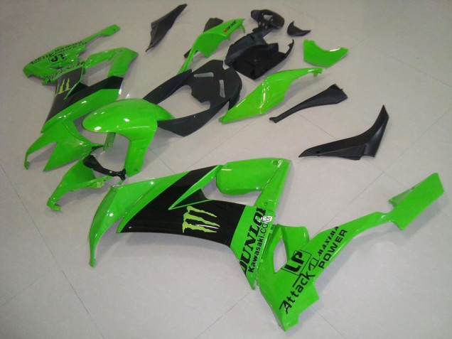 2008-2010 Green Monster Kawasaki ZX10R Motorbike Fairings UK Factory