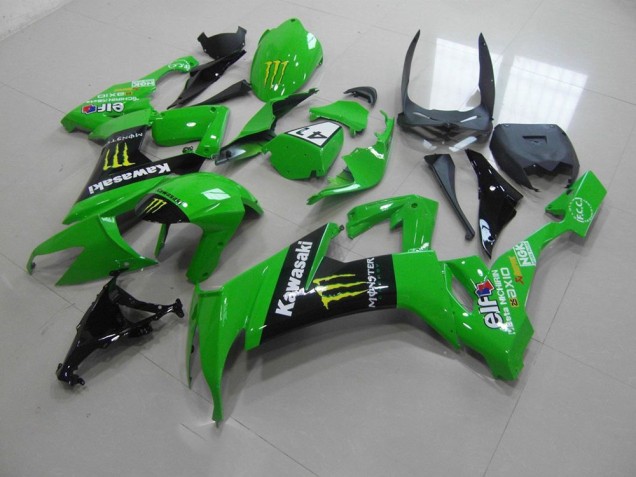 2008-2010 Green Monster 41 Kawasaki ZX10R Motorcycle Fairing UK Factory