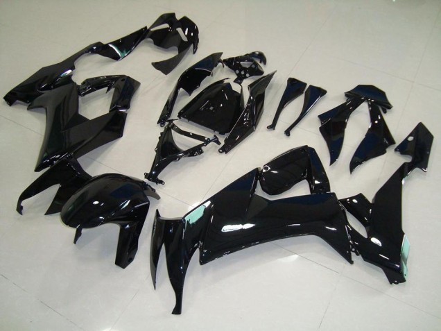 2008-2010 Glossy Black Kawasaki ZX10R Bike Fairing UK Factory