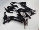 2008-2010 Glossy Black Kawasaki ZX10R Motorcycle Fairing Kit UK Factory