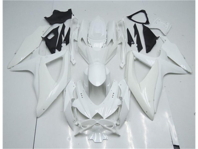 2008-2010 White Suzuki GSXR 600/750 Motorcyle Fairings UK Factory