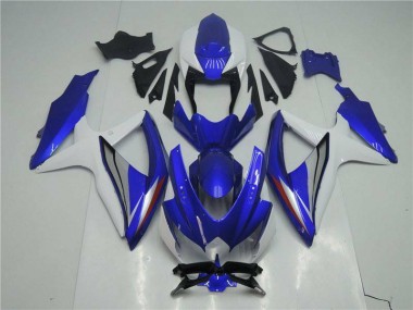 2008-2010 Blue White Suzuki GSXR 600/750 Motorcylce Fairings UK Factory